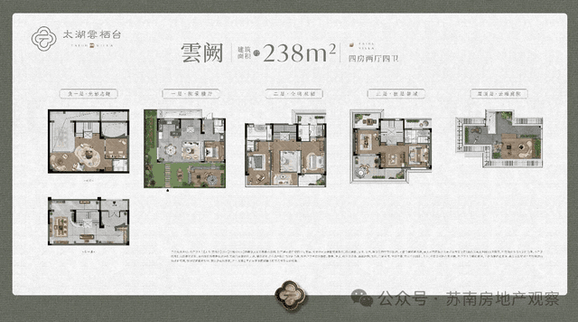 5室2厅4卫户型图