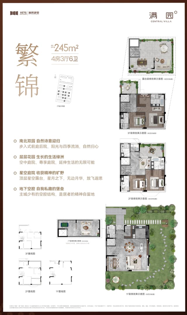 4室3厅6卫户型图