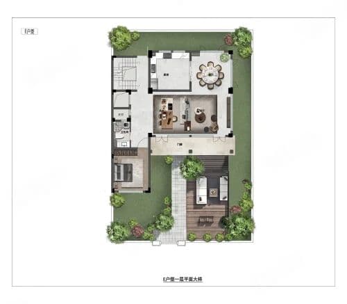 4室2厅4卫户型图