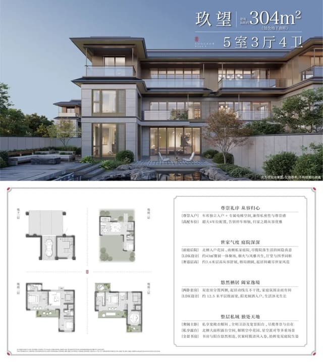 5室3厅4卫户型图