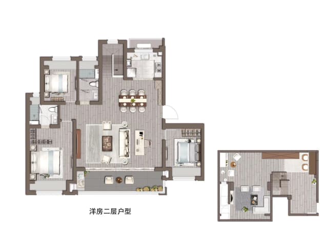 4室2厅2卫户型图
