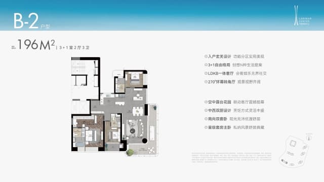 4室2厅3卫户型图