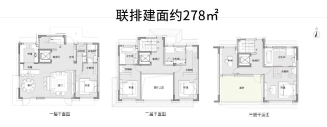 5室3厅5卫户型图