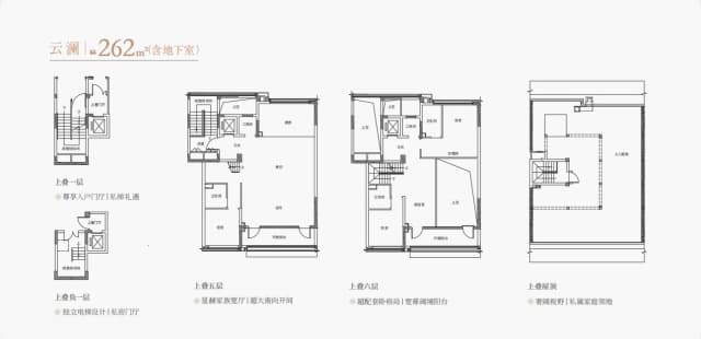 4室3厅3卫户型图