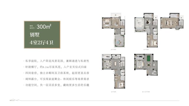 5室2厅4卫户型图