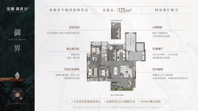 4室2厅2卫户型图