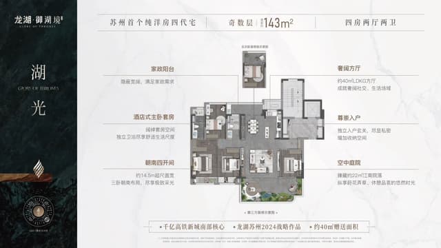 4室2厅2卫户型图