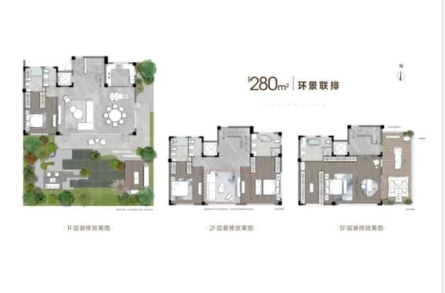 4室2厅3卫户型图