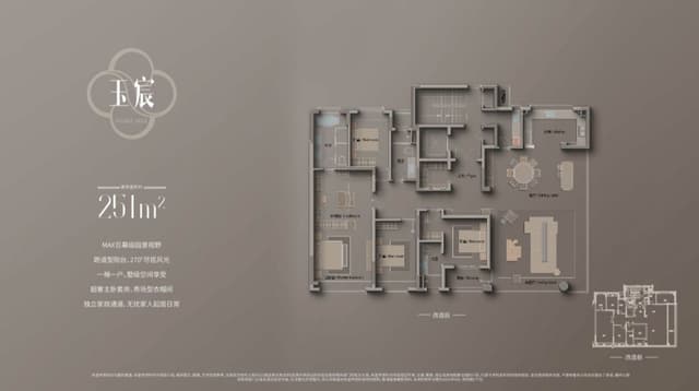 4室2厅3卫户型图