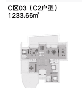 9室7厅10卫户型图