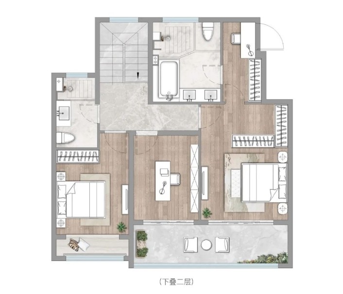 花语熙园185㎡户型户型图